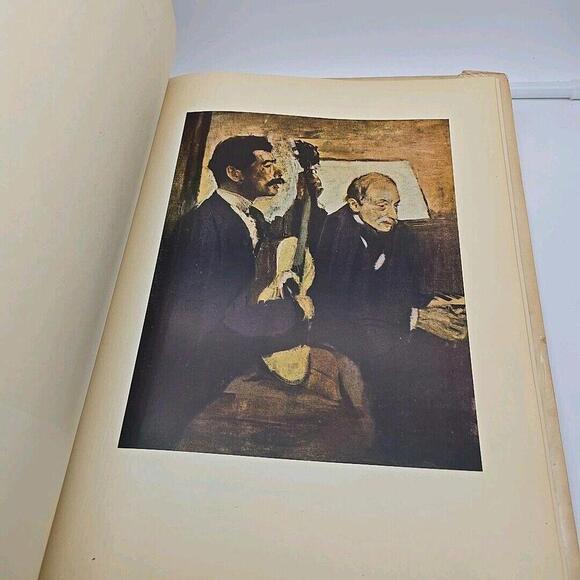 Vintage 1952 Abrams Art Book Degas (1834-1917)‎ 16 Beautiful Full Color Plates - Picture 7 of 16